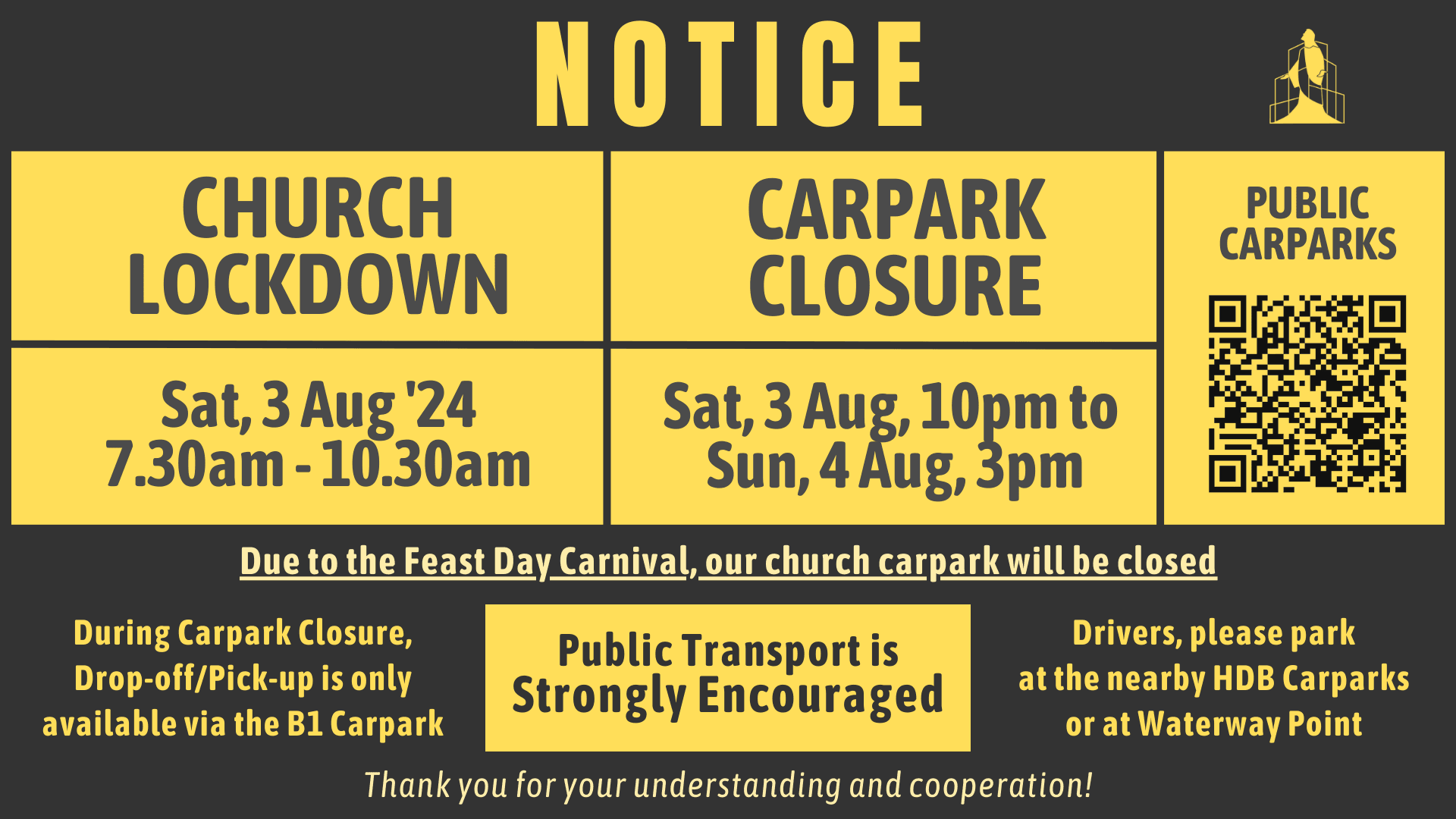 CREST_Church-Lockdown-Carpark-Closure_Feast-Day