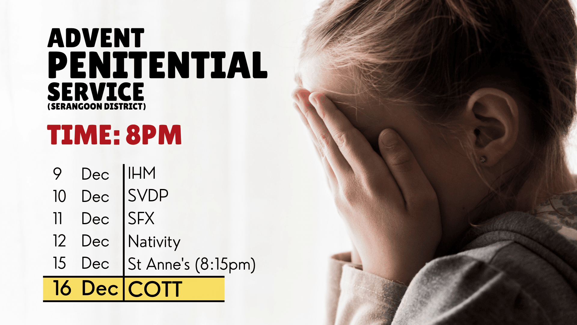 2025 Advent Penitential Service