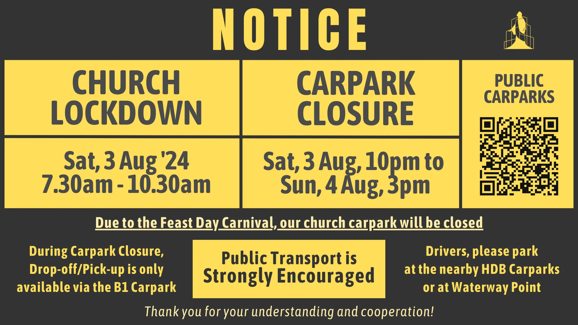 CREST_Church-Lockdown-Carpark-Closure_Feast-Day